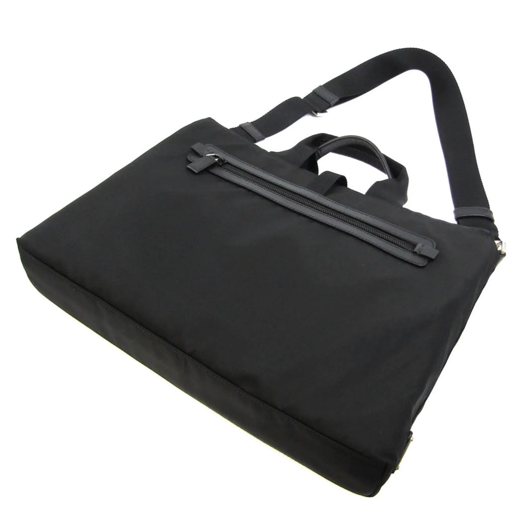 Prada Women,Men Leather,Nylon Pre-Owned (Good) Shoulder Bag Black