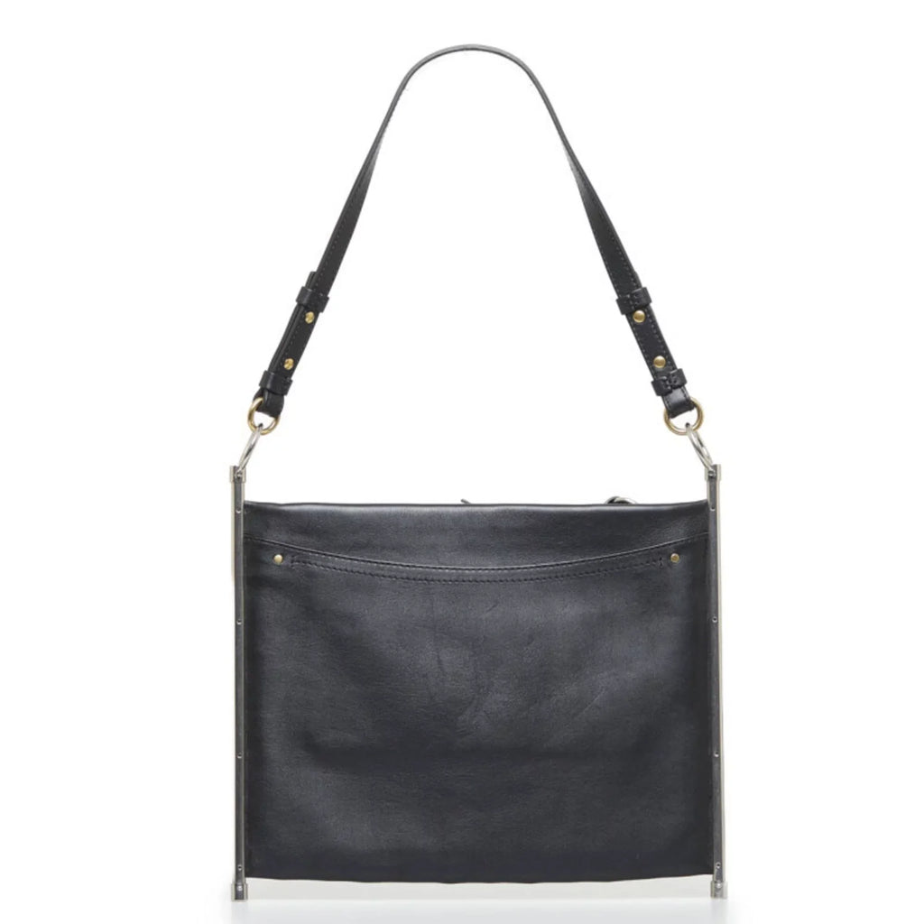 Chloe Shoulder Bag Ladies (Good) Black Chloé Roy Handbag Pre-Owned Leather