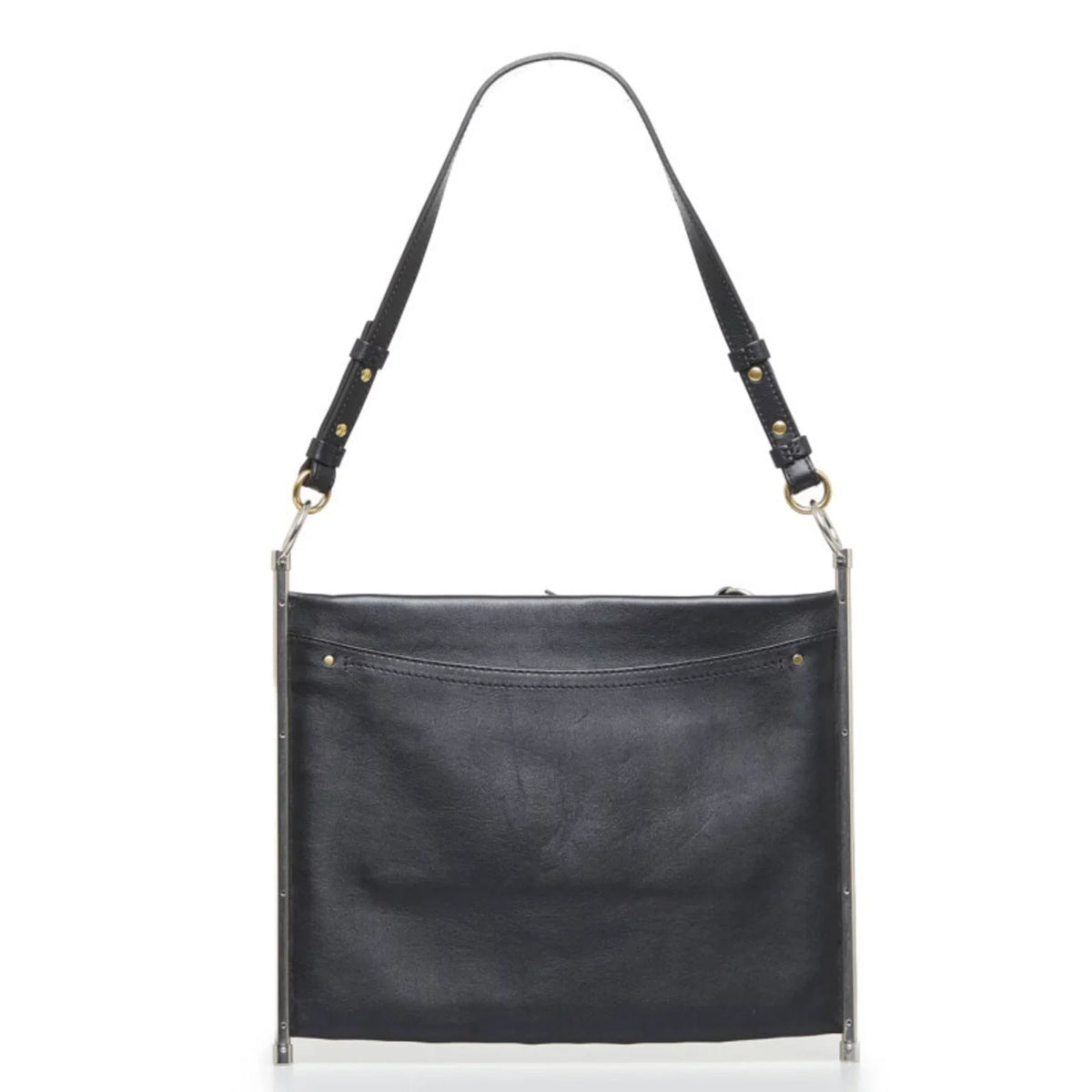 Chloe Shoulder Bag Ladies (Good) Black Chloé Roy Handbag Pre-Owned Leather