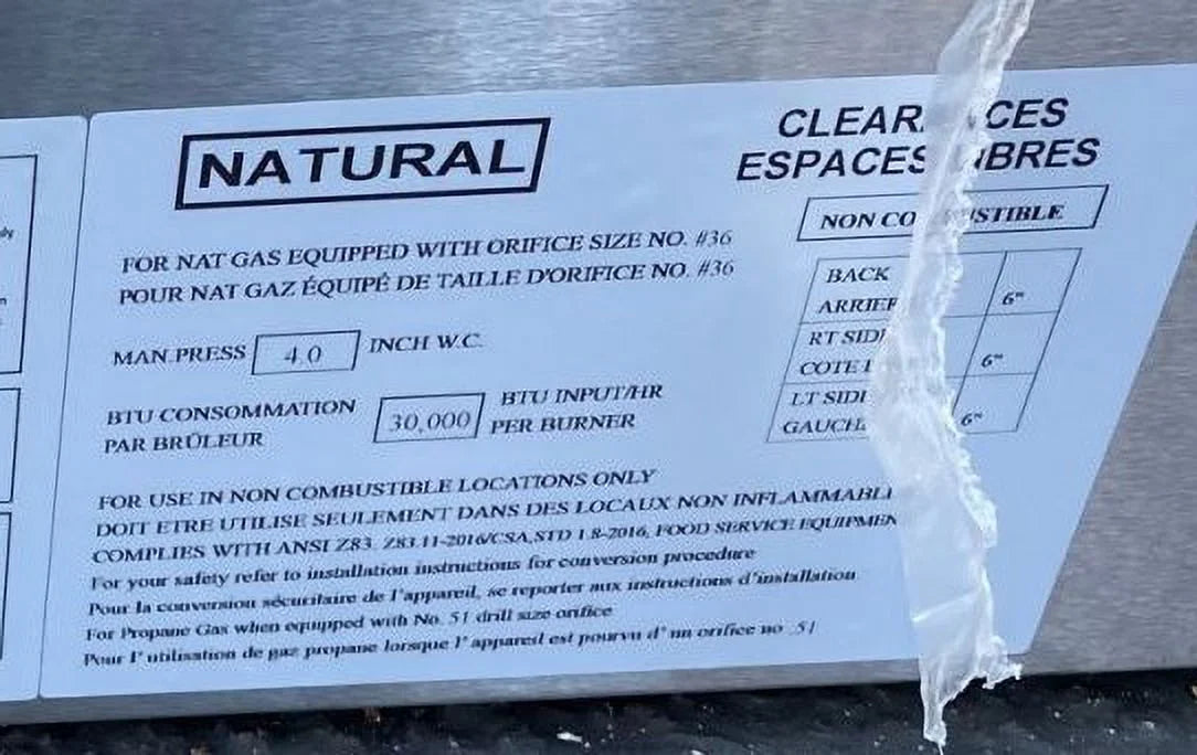 12 heavy NSF griddle CD-MG12 duty gas ins