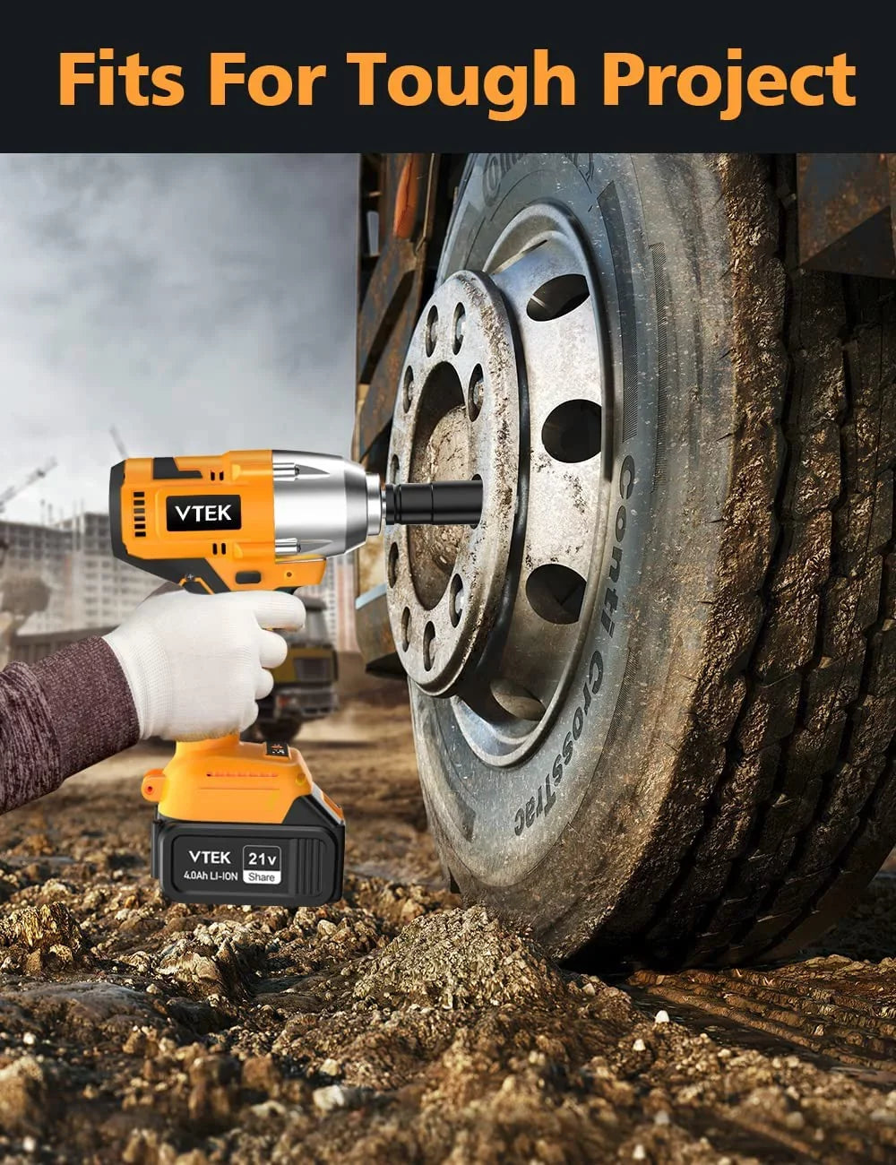 Torque for Impact Cordless 700N.m ft-lbs Impact Inch Impact MORI Wrench 515 1/2 Brushless Gun Wrench,Max Tiers Car