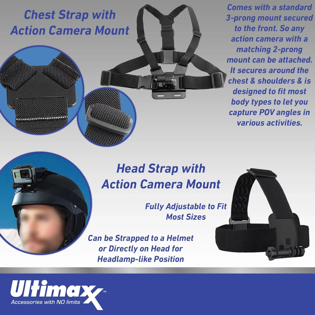 Camera Dual Black More liquid-Resistant Action Much (Hero Charger, - & HERO10 Bundle Replacement 2x Includes: 10) Batteries, Ultimaxx Case USB Essential GoPro