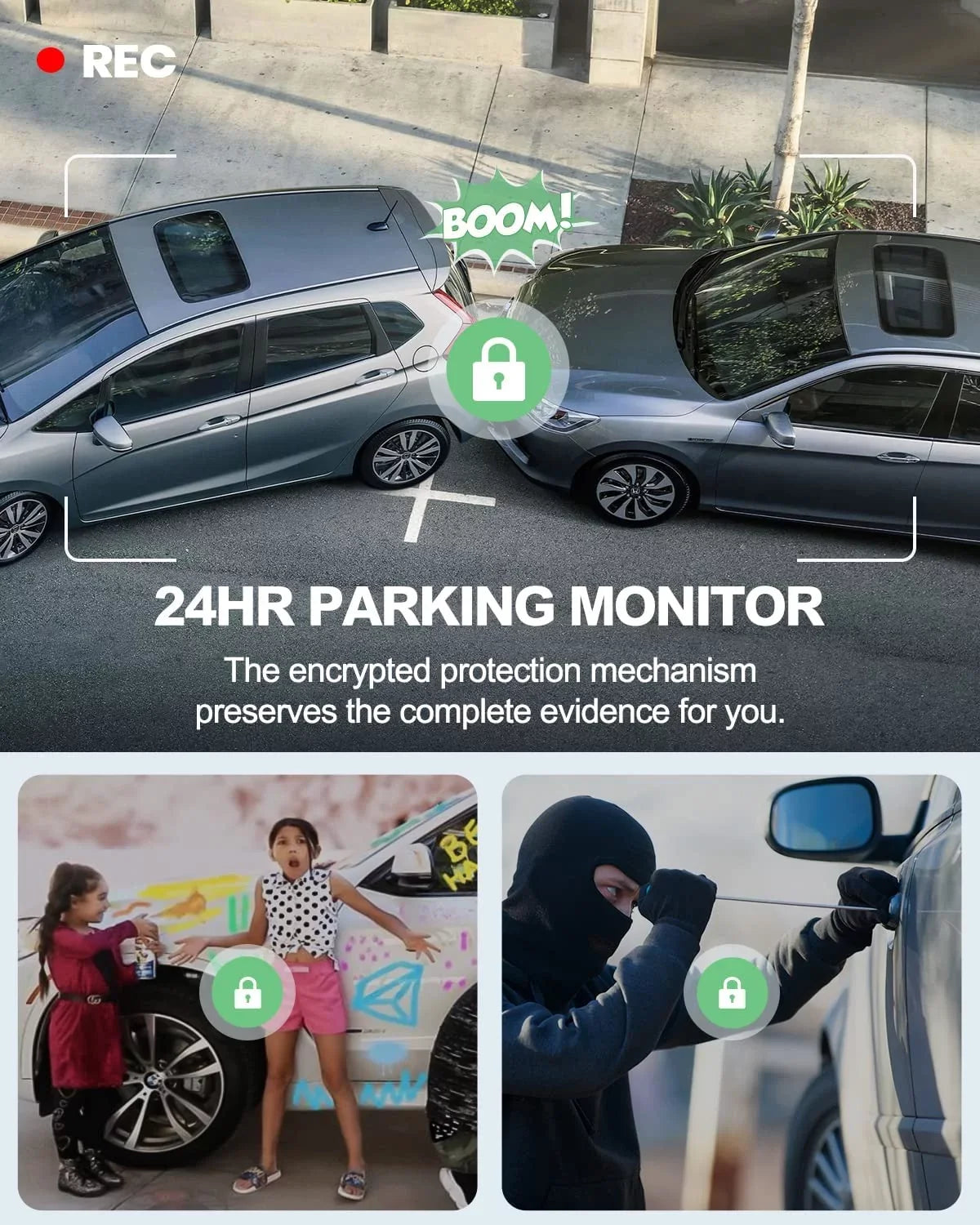 Max Dash Cam, 3.16" 4K G-Sensor, Support Dash Mount, with Night UHD Cars Monitor, Yeecore GPS, Parking WDR, 2160P, Camera Vision, LCD, with for Portable Magnetic Car Camera 256GB Dash WiFi Front Cam