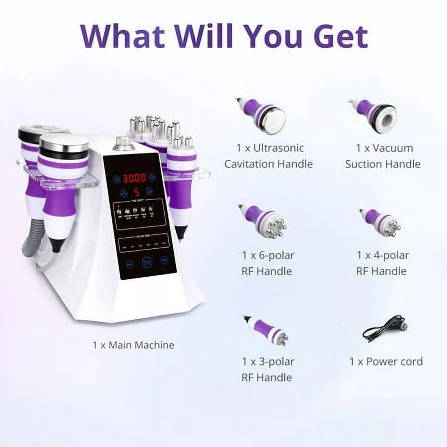 Massager Cavitation 5in1 Multipolar Body Bio 2.0 Photon Care Hammer Cold Machine Suerbeaty Face