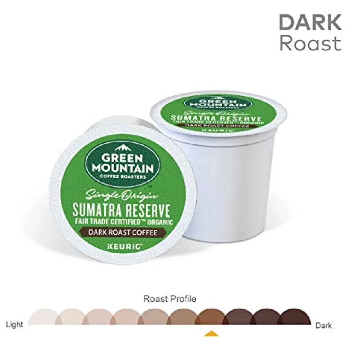 (2 Boxes Pods, Roast Green Count Reserve, Mountain Pods) K-Cup Single-Serve Keurig Dark 48 24 Coffee, Coffee, Of Sumatra