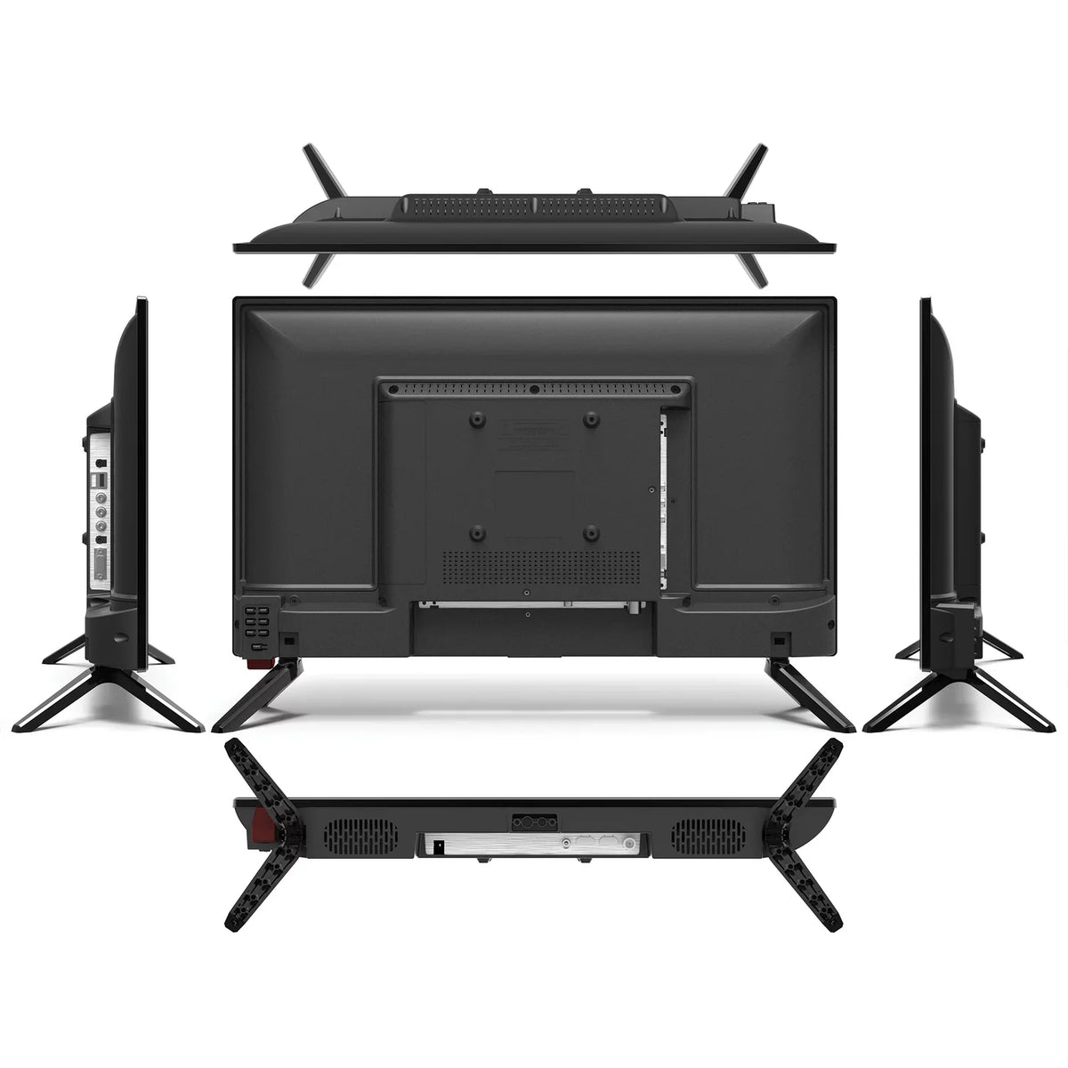 TV-24D Audiobox 1366 Charger, TV-24D x Widescreen Combo and Remote 24-In. HD Portable Car TV/DVD with 768