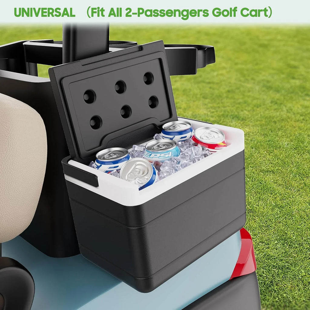 Bracket Cooler Cooling Universal for with Cart 48H Chest Yamaha, Portable Cart Golf Car Fits Caddy and Kit 102588101 10L0L Ice Golf Mounting EZGO,Club 103886801