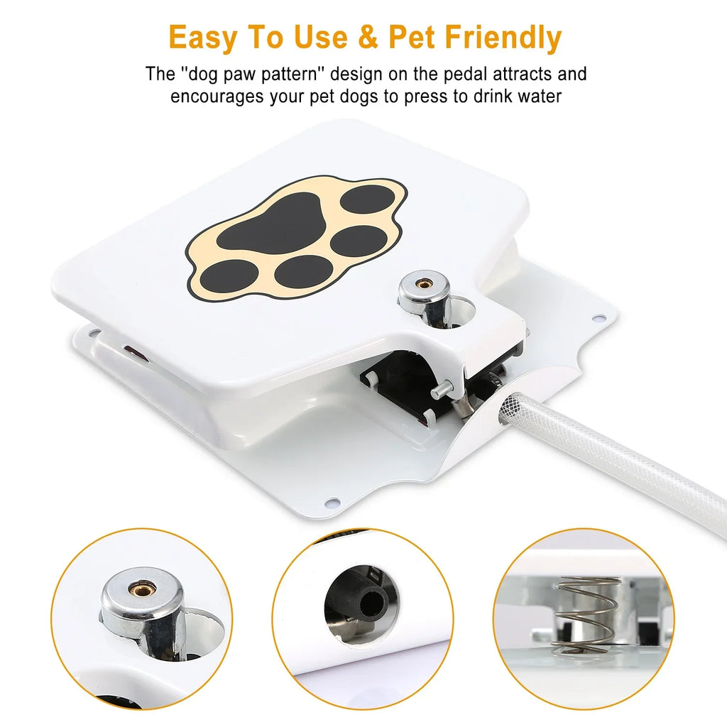 Dog Toy exterior Fountain, Hygienic, Dog Garden on Paw Step liquid Sprinkler Activated Ultra iMounTEK