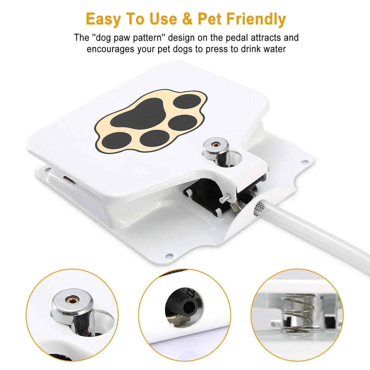 Dog Toy exterior Fountain, Hygienic, Dog Garden on Paw Step liquid Sprinkler Activated Ultra iMounTEK