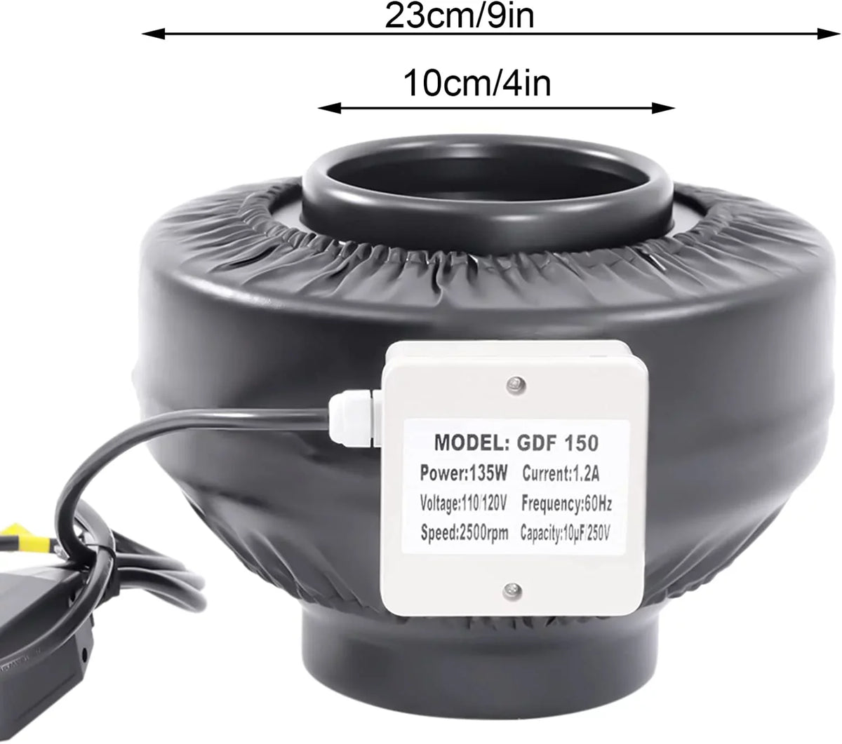 Inch Powerful FETCOI Speed Filter Grow Fan Grade Fanwith Booster & Fan with Industrial Controller Combinable Exhaust Tent Fan Carbon Duct 8 HEPA Filter Inline