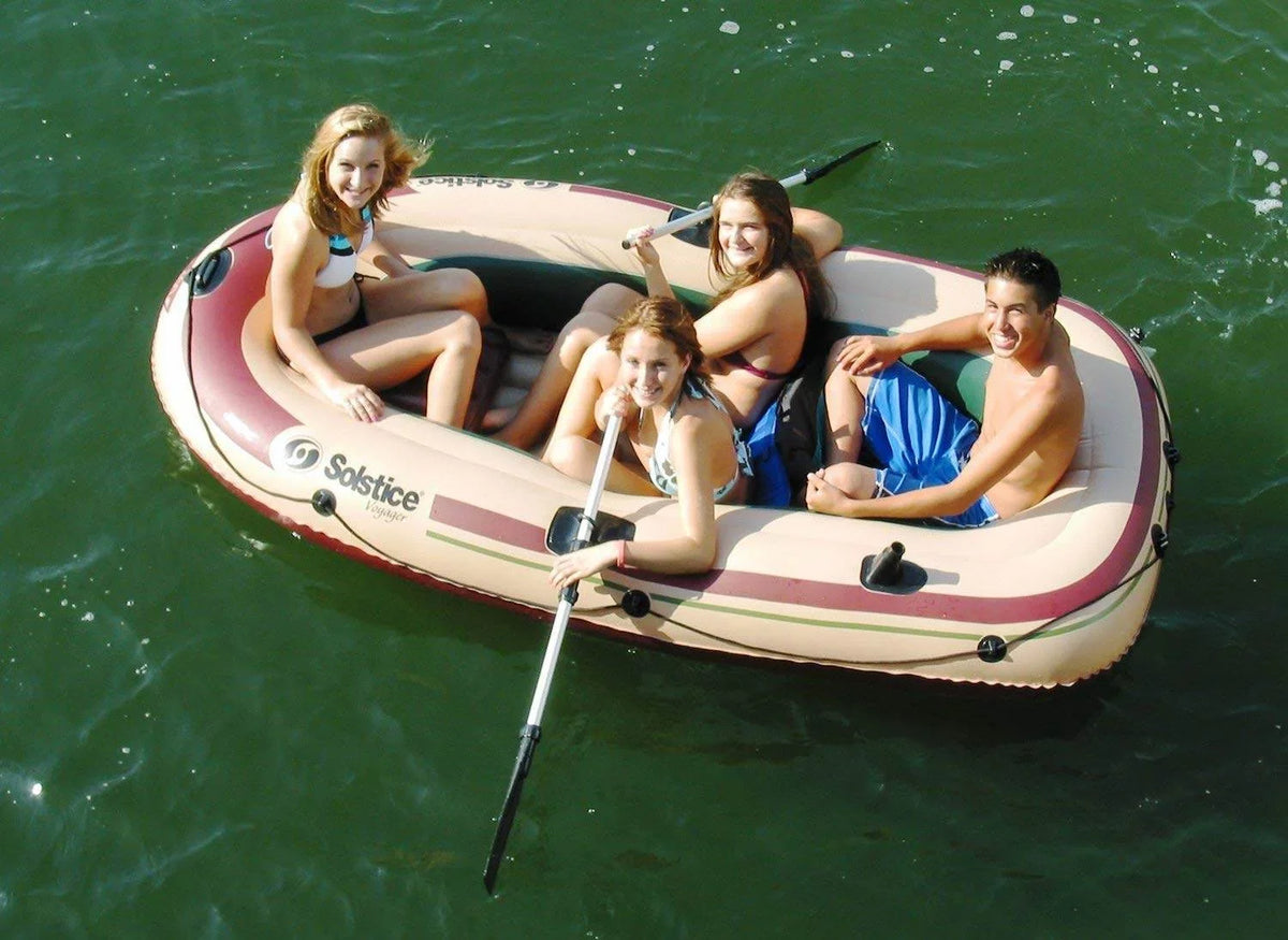 Solstice Person Swimline Raft 4 Leisure 30400 Fishing Voyager Inflatable