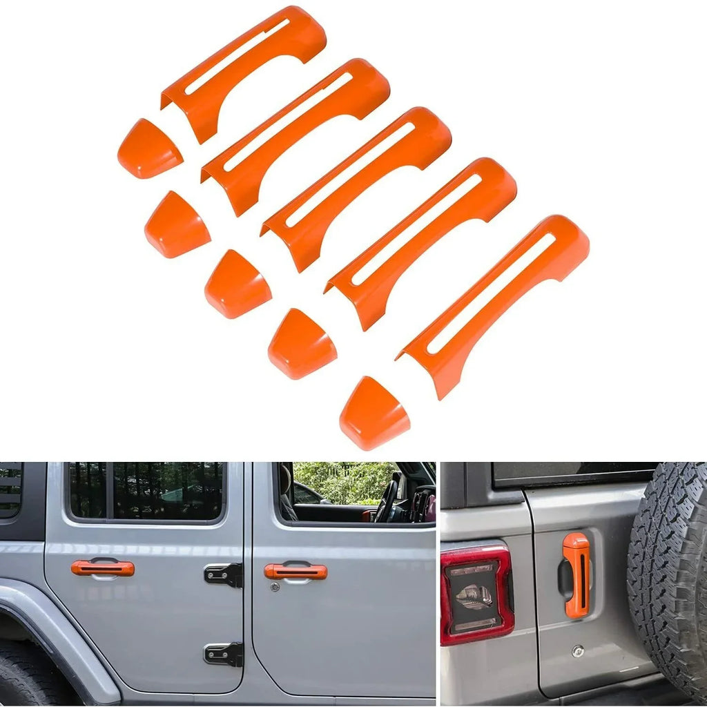 & Trim Teledu JLU Cover Tailgate Handle Door 4Door 10X