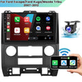 GPS Podofo 2007-2012 Kuga/Mazda Wireless Carplay Touchscreen AHD Escape/ 2+64G Stereo WIFI Auto Android Tribu FM Radio Link Hifi, Backup for 13 Mirror Bluetooth Android 9'' Camera Car