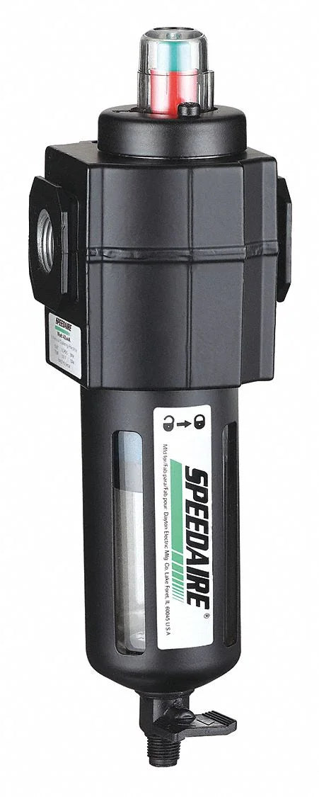 micron cfm,0.01 Filter,1/4" 4ZL32 Speedaire NPT,20