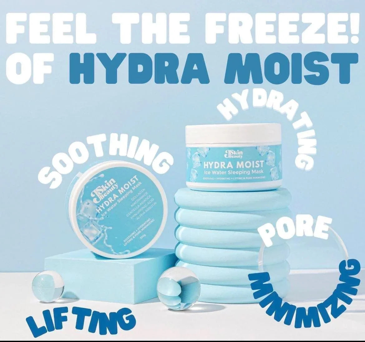 liquid Skin Cube Hydra Mask Beauty Sleeping Ice Moist Hydra Soap & Ice J