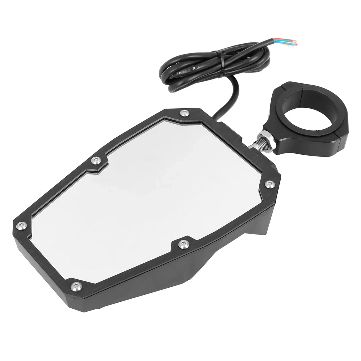 6.3" w Cage UTV Roll for 1.75" Black Light Rear View Round Yamaha Bargains Mirror Unique Pair