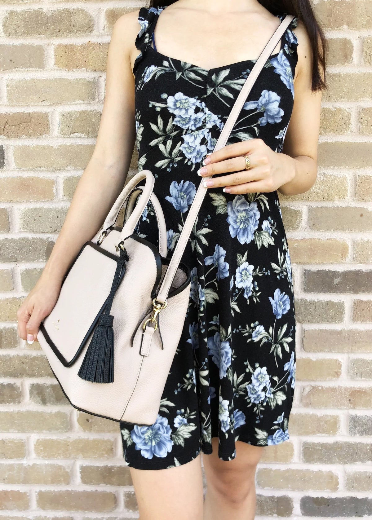 Ward Satchel Cloud Bag Evangelie Beige Rose Kate Tassel Place Spade