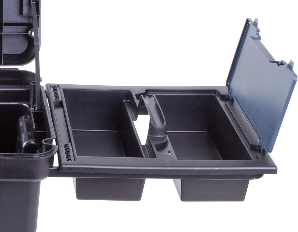 Tool dimension Rolling And Storage Lift-Out Outdoors Gear With Tray, 31-Inch,Black,One Box Chest 6531BK