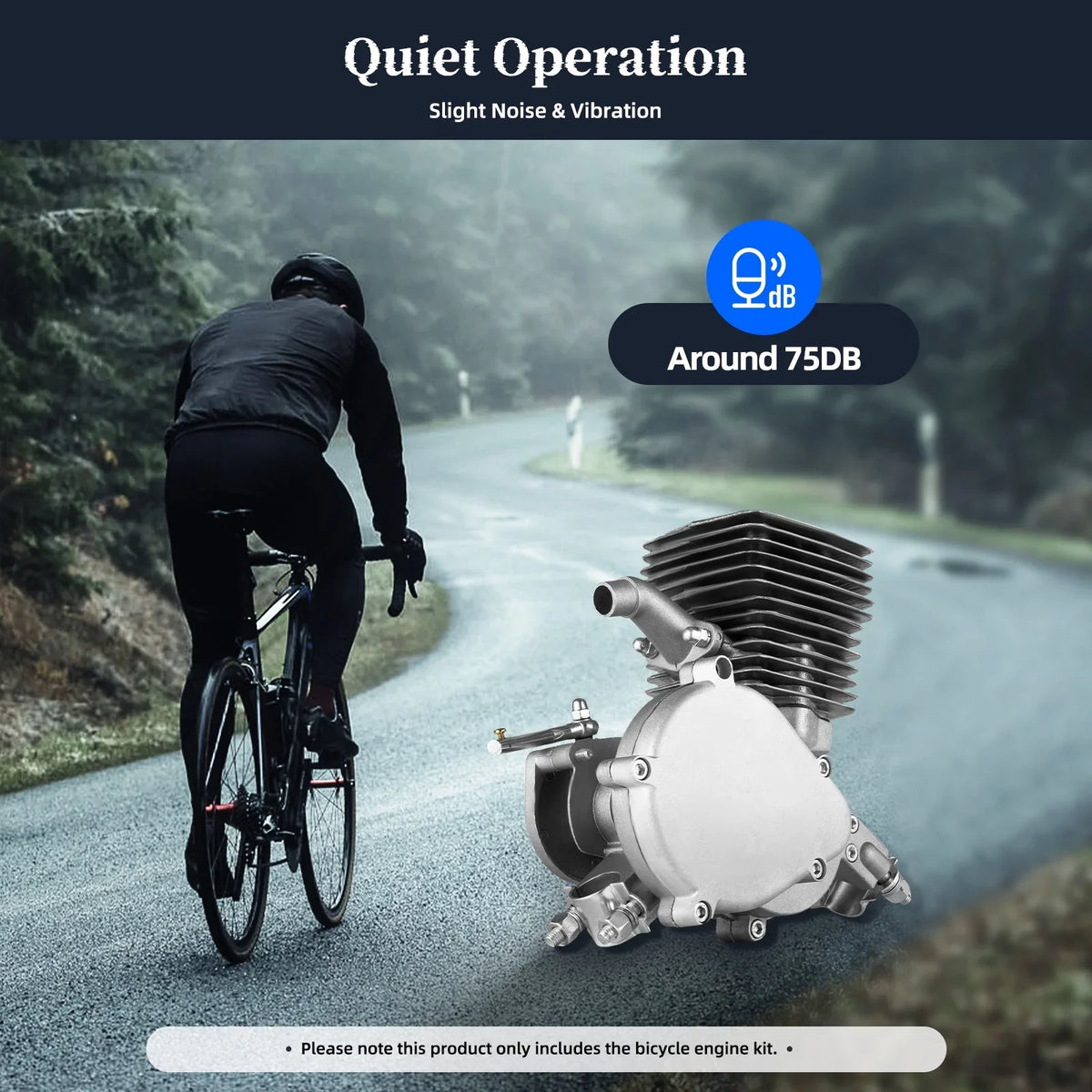 Kit Set Bike Full /28" for Engine Engine Most 100CC Bicycle Kit Stroke Motorized 2 Petrol Miumaeov Gas Bicycle 26"