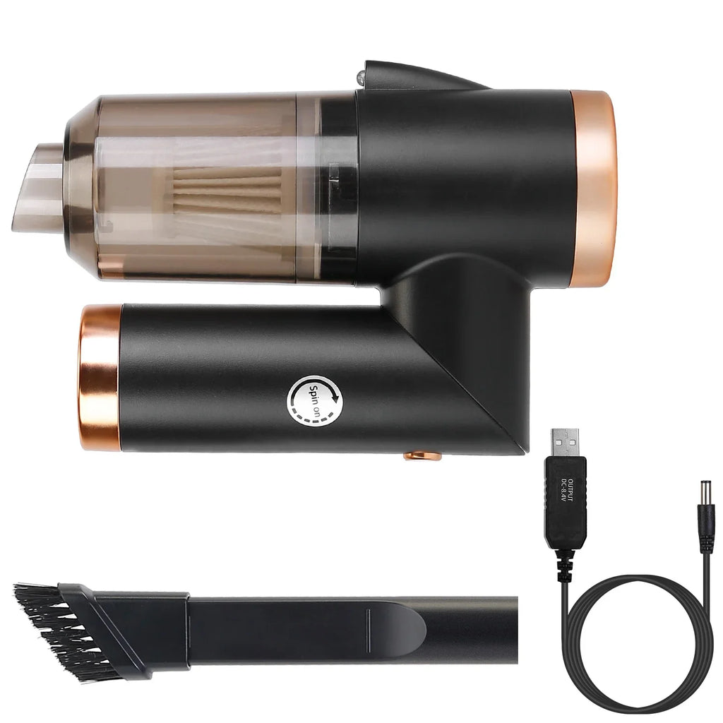 Cleaner Black Searchlight, Cyclone Vacuum with 120W Handheld Cordless, Electric Vacuum Car Cleaner