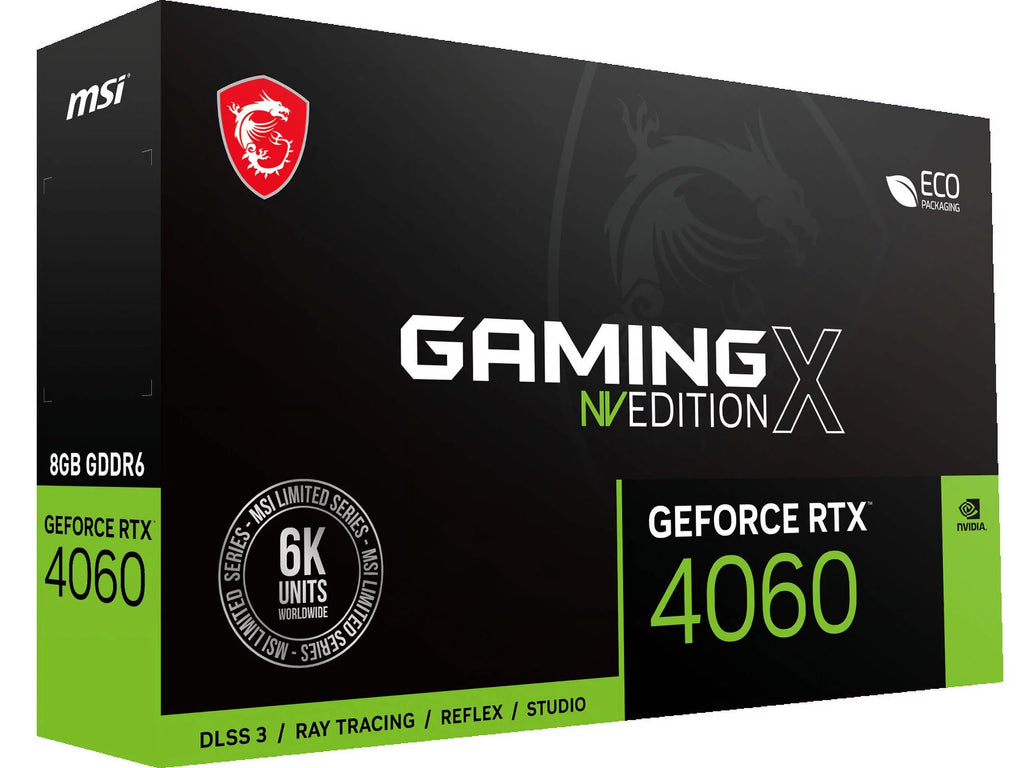 GHz - - 8 x8 4320 - Card Width DisplayPort 4060 Graphic 2.61 bit - x Bus DisplayPort 3 - Boost 128 NVIDIA - GB - HDMI x GeForce GDDR6 - Clock 7680 4.0 RTX PCI MSI Express