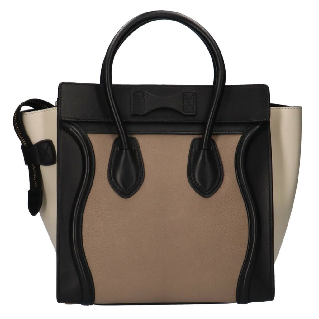 Celine Pre-Owned Beige Leather Shopper Handbag Ladies Micro (Good) Luggage