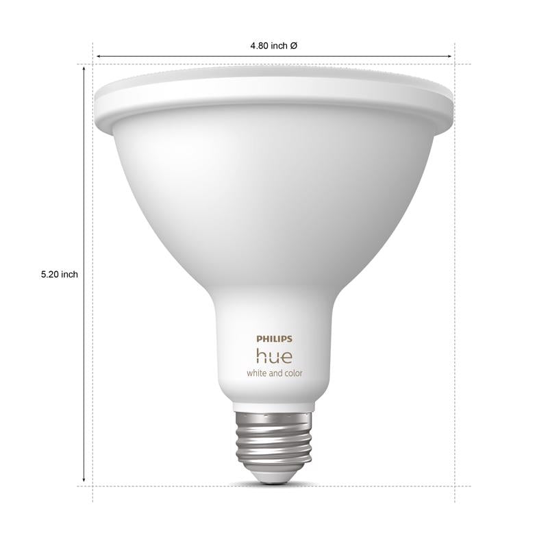 light - - - shape: K - 14 spot Philips - 100 W) PAR38 white/colored W LED - bulb light Color Ambiance White and (equivalent E26 Hue 2000-6500