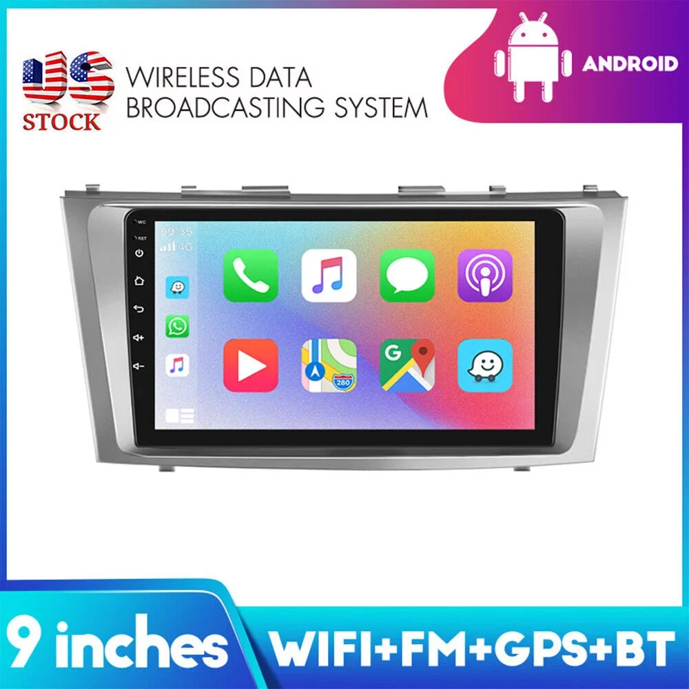 for 2006-2011 Camry Jahy2Tech Car Touch 2+32G CarPlay HD Screen IPS Stereo, Android Inch Toyota Car 11 Auto Radio Android 9 Wireless