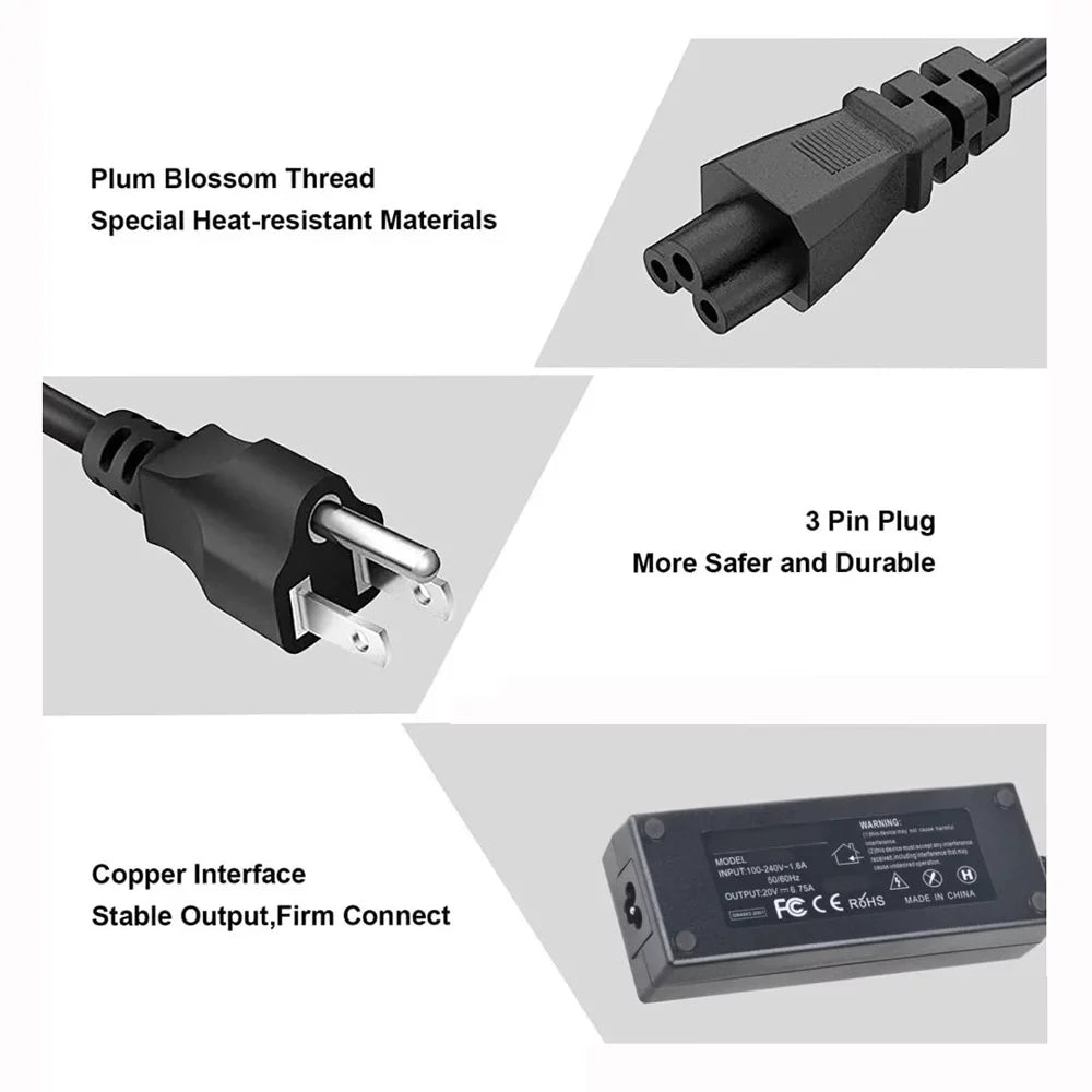 Power Supply Mains for AC CJP-Geek Adapter Y50-80 Charger Y40-70 PSU Y50-70 135W