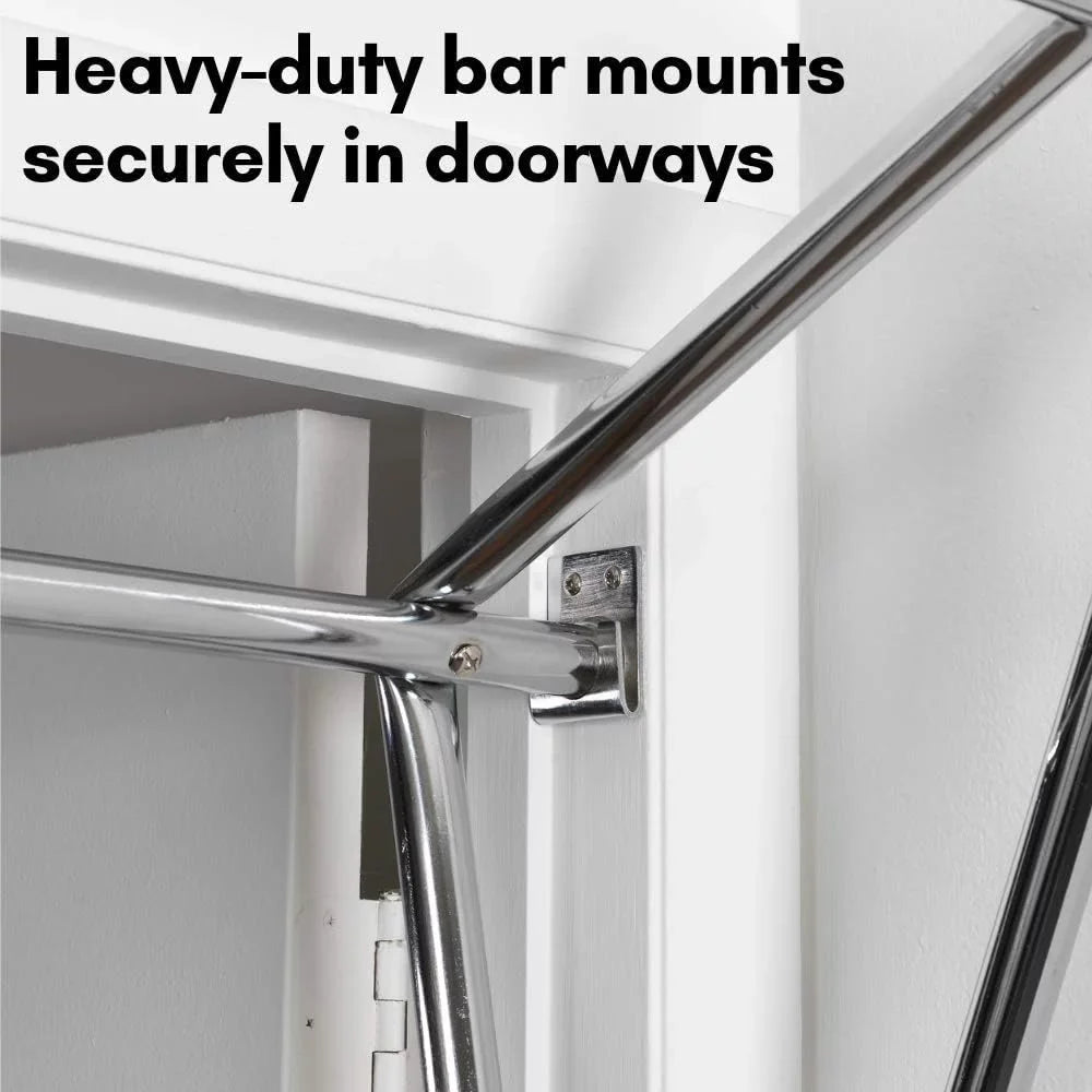 For Mount, Pull Home Door Strength Gym With Pull-Up Bar Doorway Door Secure Bars, 300Lbs Bar Capacity Training Up For Exercise Bar, Adjustable Up Frame,