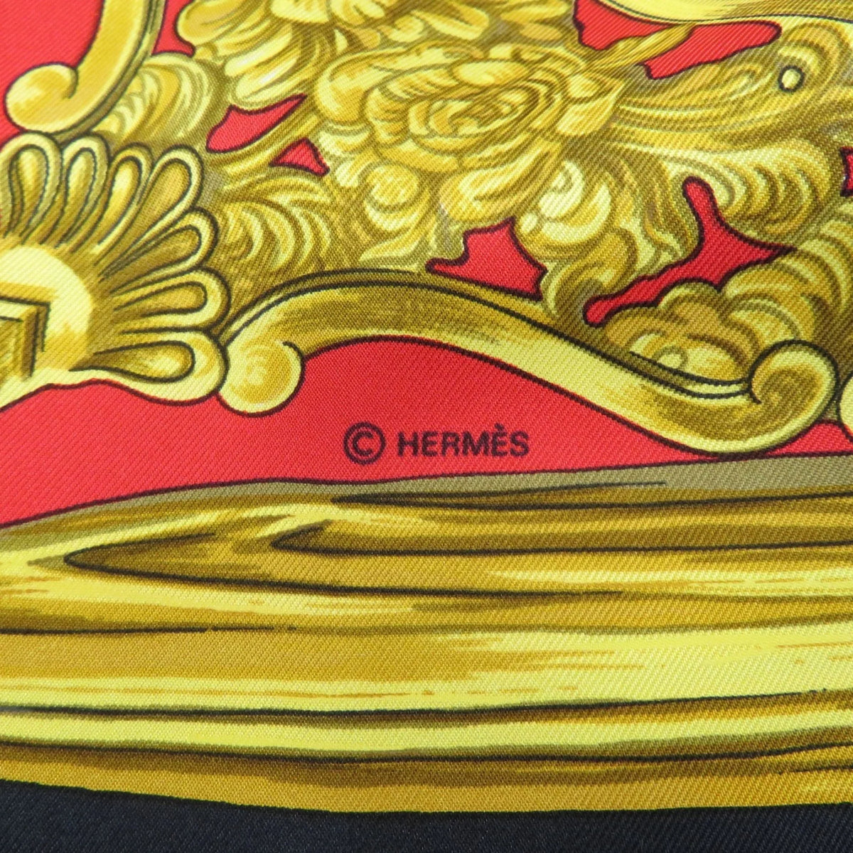Carre Scarf Hermes Silk Pre-Owned 90 Muffler Stirrup/Horse Women's ETRIERS (Good) HERMES