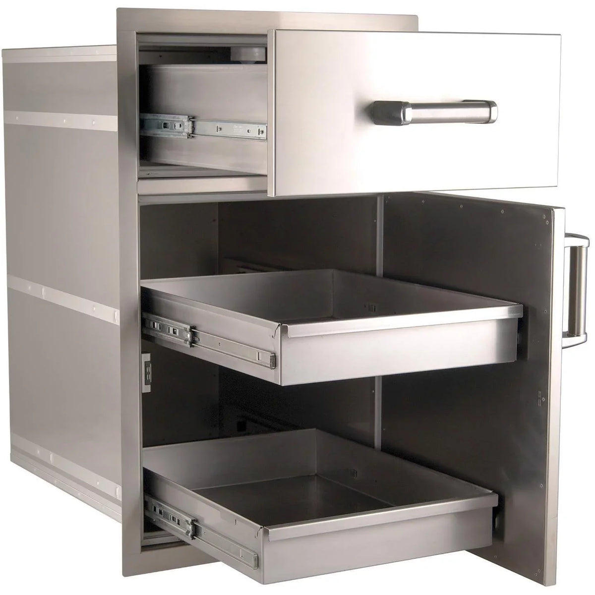 Door Grills Combo Magic Large Fire 54020S Pantry & Premium Flush Drawer