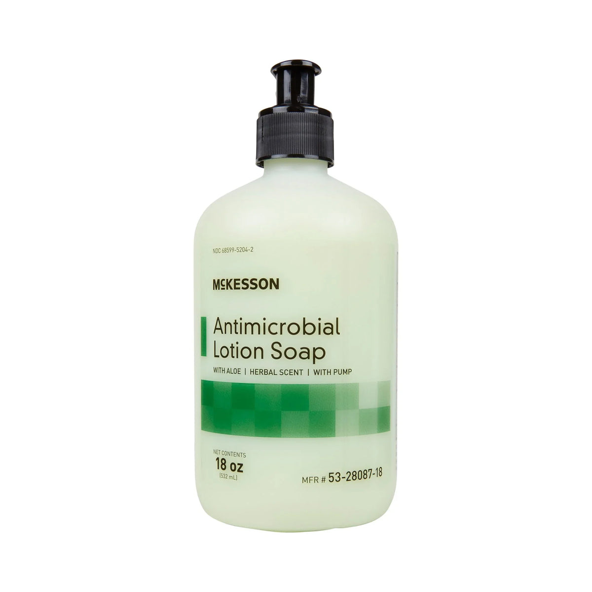 Hand Antimicrobial Scent, 18 McKesson - Ct Lotion 12 oz, Herbal with Aloe Soap