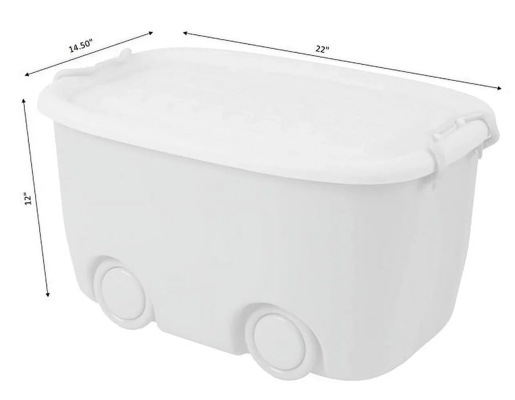 Toy with Stackable Wheels Box Storage
