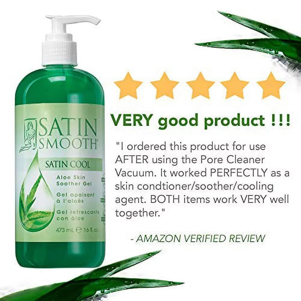 fl Satin Smooth Aloe Skin Soother 16 Cool Gel, Satin oz Vera