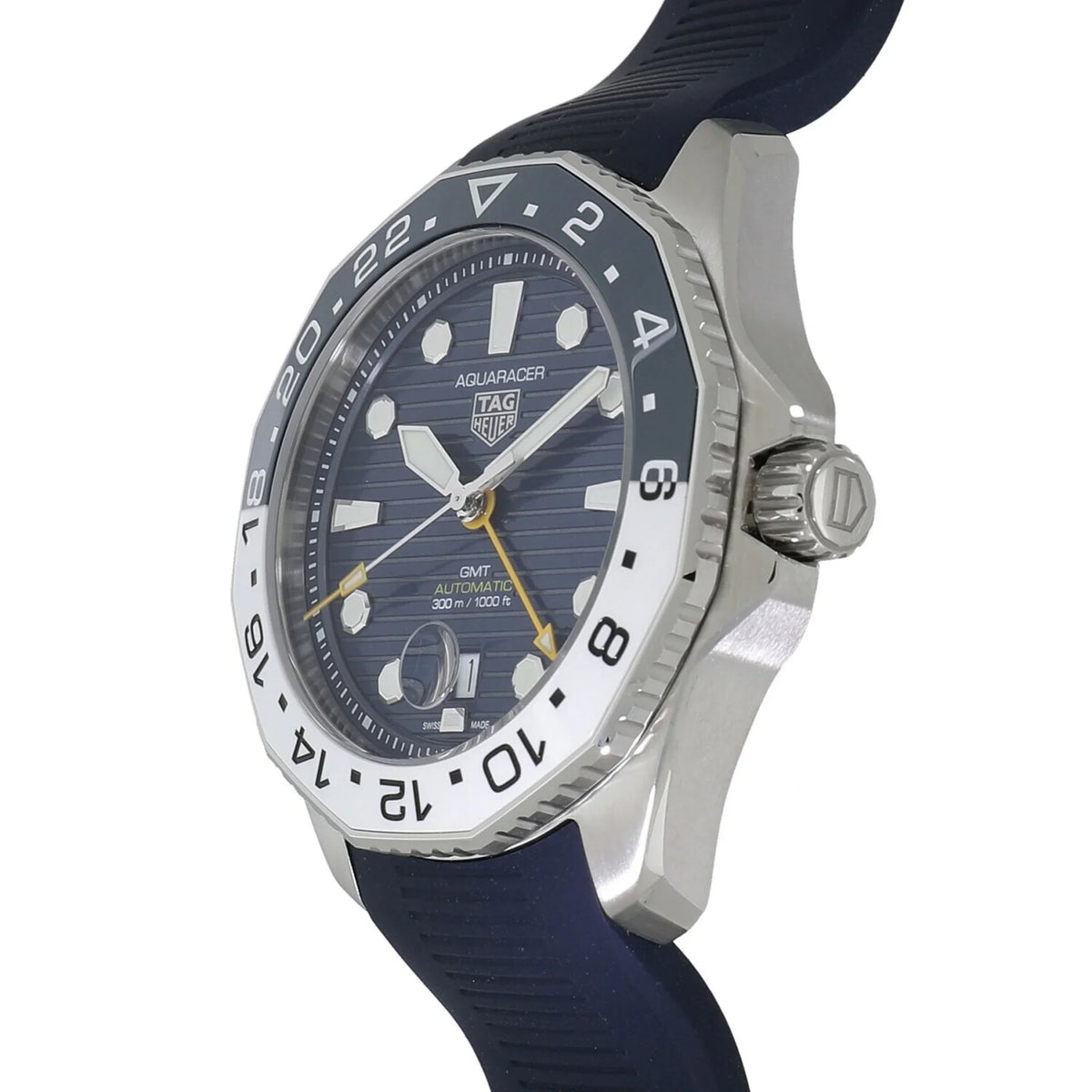 300 Blue (New) Aquaracer WBP2010.FT6198 GMT Heuer Pre-Owned Caliber Professional Men's Tag Watch 7