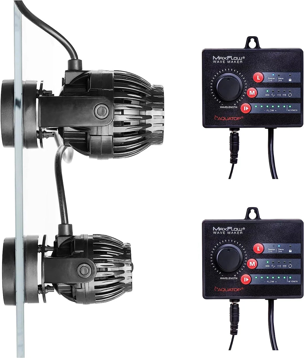 liquid Or Connect DC Aquarium Pump – Wavemaker More Pump, 55-125 Maxflow Tanks, GPH Fits Controller, 2 For Gallon & 2,113 Salt Aquariums, Safe MWV-2000 Units, Wirelessly With