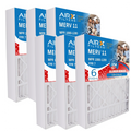 1200 FILTERS Premium AIR. to Pack 6 7 MPR MERV 11 & Air by Conditioner CLEAN 1000, Made 18x24x4 Filter Comparable WICKED Pleated Filter MPR USA AIRX Electrostatic HVAC FPR Filters Air 18x24x4 Furnace