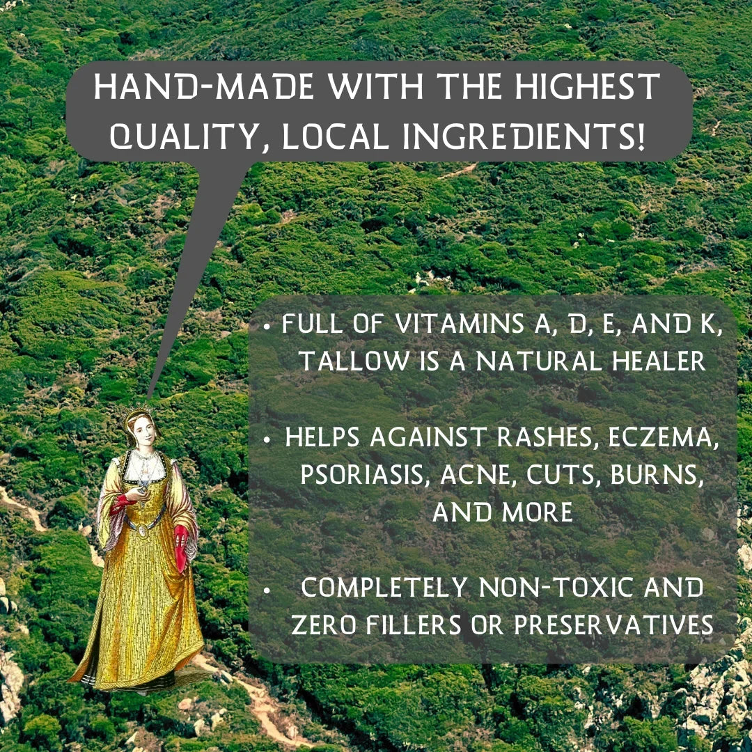 All Handmade Types Grass oz with Tallow 100% Premium Skin for Balm Organic Fed Frankincense 2