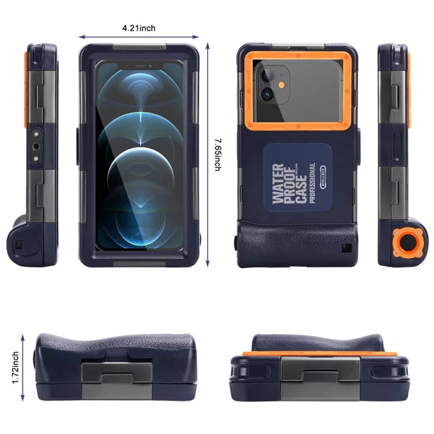 for Diving Up Underwater Waterproof Photo Case Oppo Lite Snorkeling Reno4 Surfing And Professional Video LCD with Phones Lanyard UrbanX [15m/50ft] all to Housing 6.9 Protective Inch Swimming