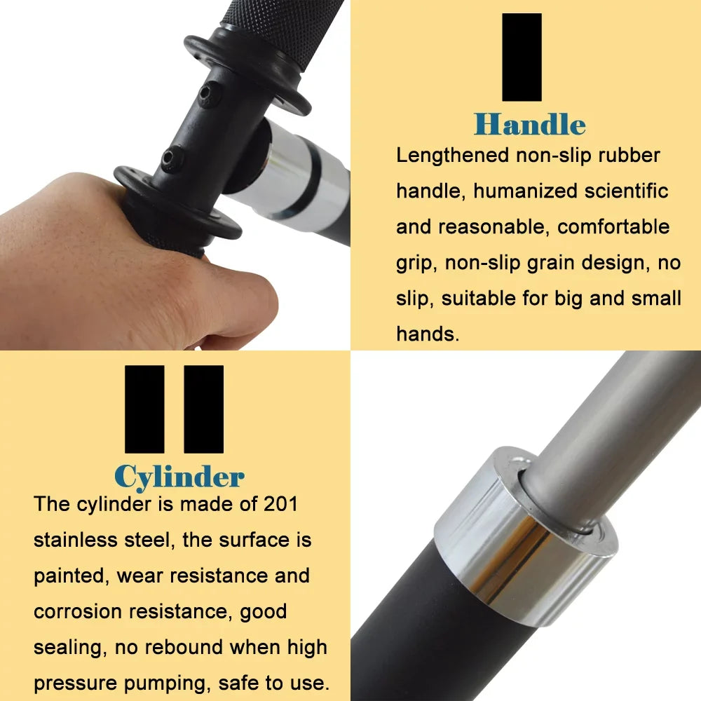 Hand Pressure Hunting Pump Four Techtongda High Operated 5800PSI Stage PCP Inflator Air