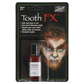 Red) FX (Blood Mehron ounce) (.25 Tooth with Makeup Brush