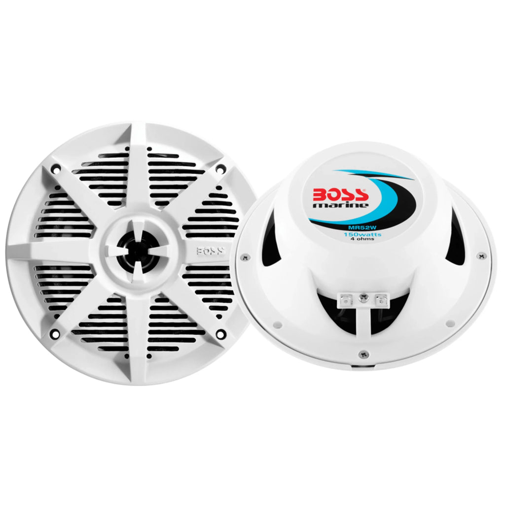 Watts, Audio BOSS Systems Full Marine Range, 2 5.25” Way Speakers, MR52W 150