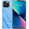 IP13 Pro 6.1-inch smartphone Max 2800mAh phone Blue SIM Ram1Gb+Rom4Gb Android unlock dual face HD+ 3G