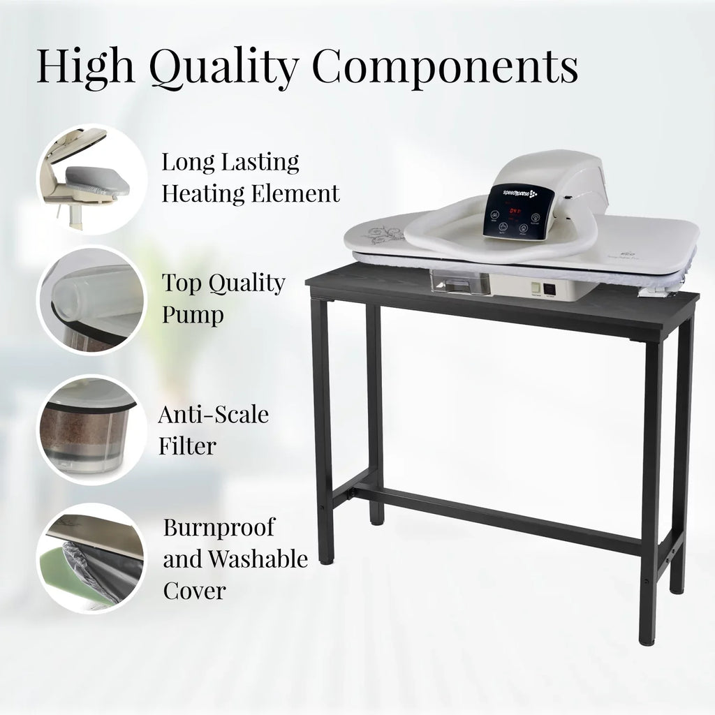 Use to Inch | Press Premium Iron Steam Temperature 40 Settings | Steamer Easy SpeedyPress Multiple Machine With Press Steam Digital Clothes Large Extra 100HD and