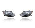 Direct Driver Nissan Headlight - LED/SL-Premium/Hybrid-SL) Left Halogen + Cooling - - Set Passenger (Exclude - Rogue-S/SV/SL/Hybrid-SV Right Pair, 260606FL0A - Fit/For CAPA 17-19 260106FL0A, Assembly