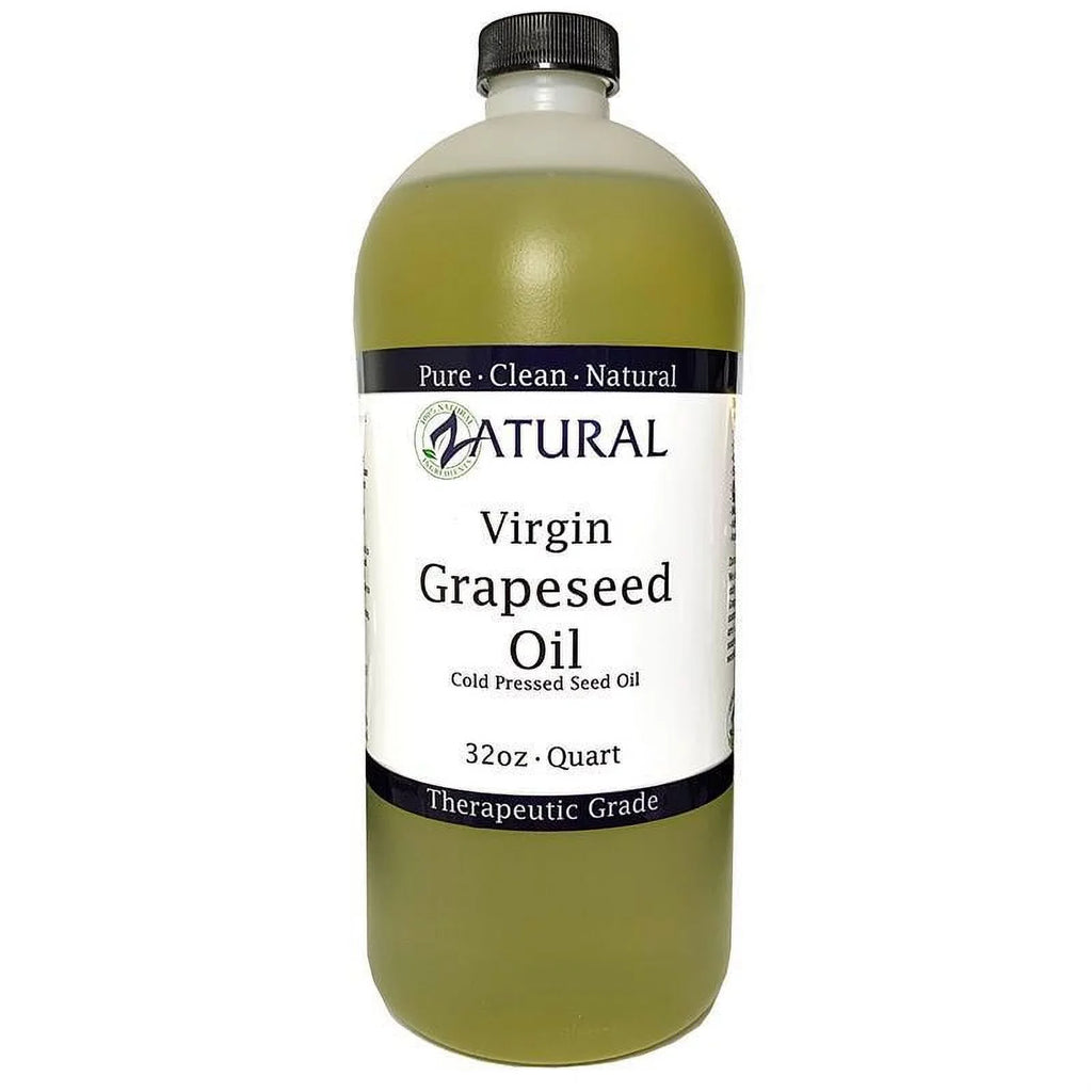 Virgin, (1 Seed Gallon)) 100% Ounce Pure Grape Undiluted, Pressed, GrapeSeed Oil-Cold (128 Oil