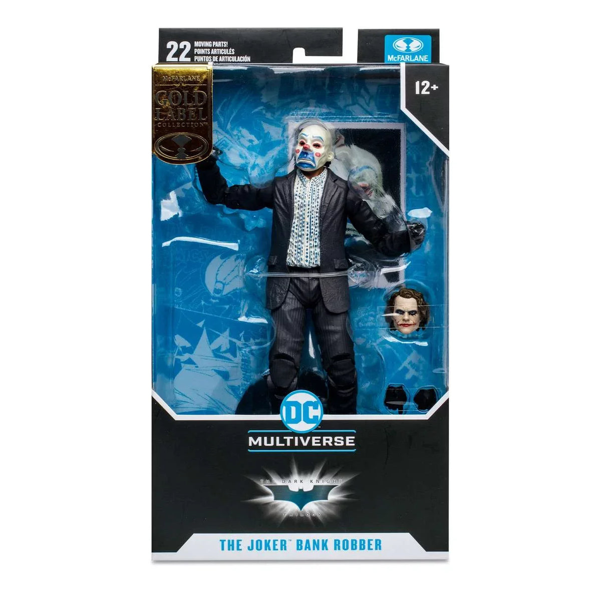 McFarlane Bank Robber The Figure Knight Joker Gold Collection (The Dark Label DC Trilogy) Action