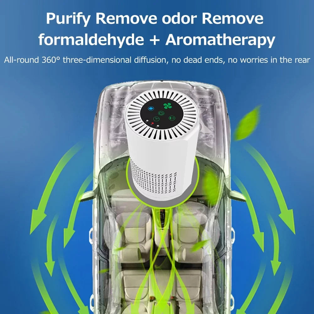 Machine Negative Diffuser Ion Aroma Desktop Air 360° Purifier Multifunctional Mini Pet Indoor Mosquito Household 100mg/h Deodorizer Tomfoto Repellent Vehicle