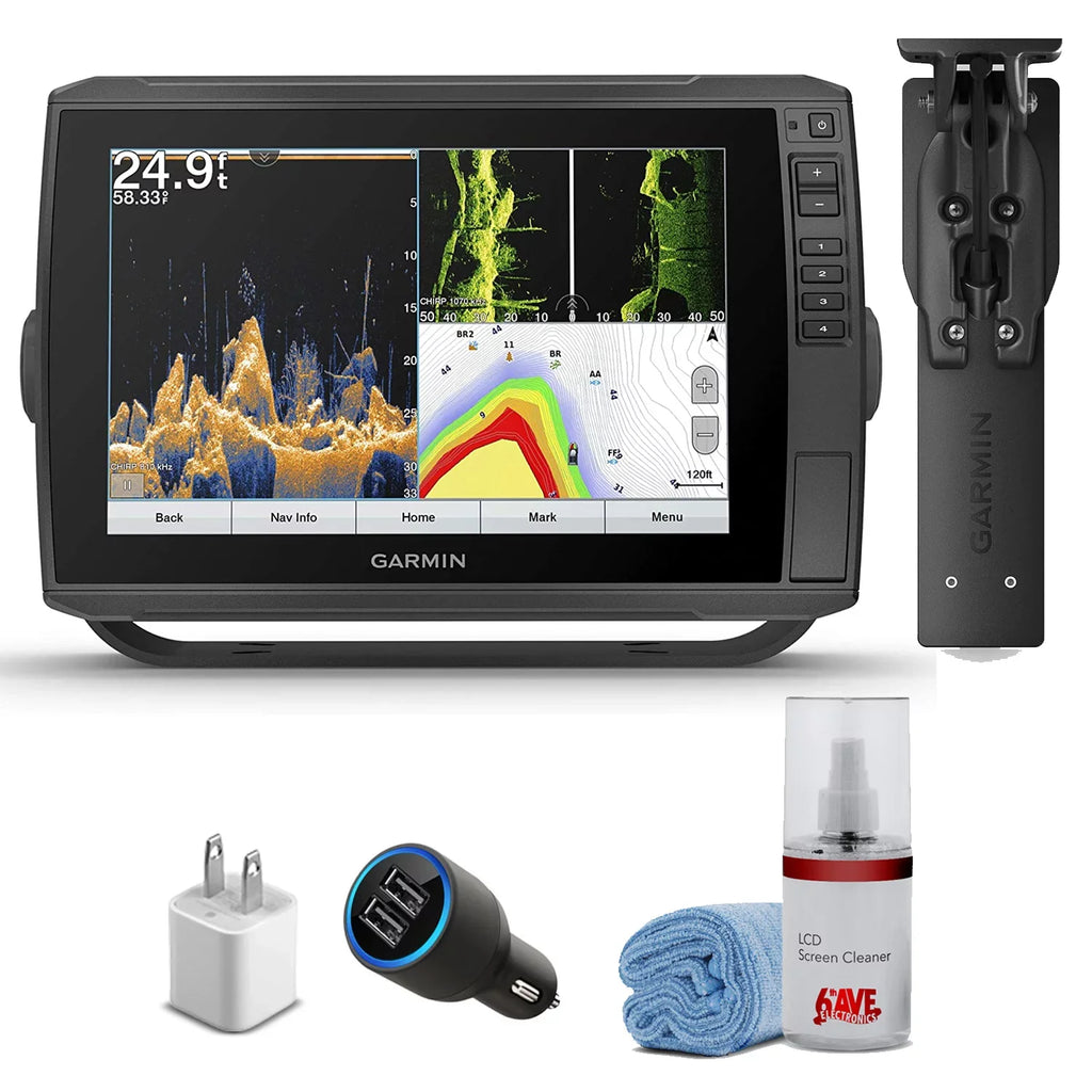 Ultra GT56UHD-TM Kit 6Ave ECHOMAP Travel with 106sv Garmin with Transducer & Cleaning